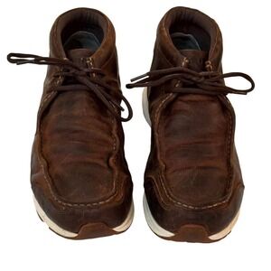Ariat Men's Leather Chukka Boots Brown Moc Toe Size 12EE Style 10044186